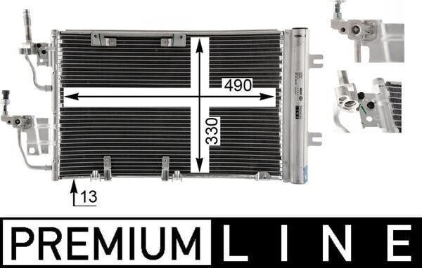 Klima Radyatörü (Kondenser) Astra.H 1.3D-1.7D *Z13dth-Z17dth* (Bf2)