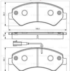 Peugeot Boxer 2021- Ön Fren Balatası