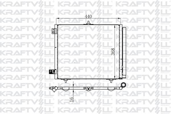 Klima Radyatörü C2 C3 C3 II C3 Plurıel C3 III Ds3 P208 P207 P1007 P2008 Ölçü: (420×374×16) Radyatörü Marka