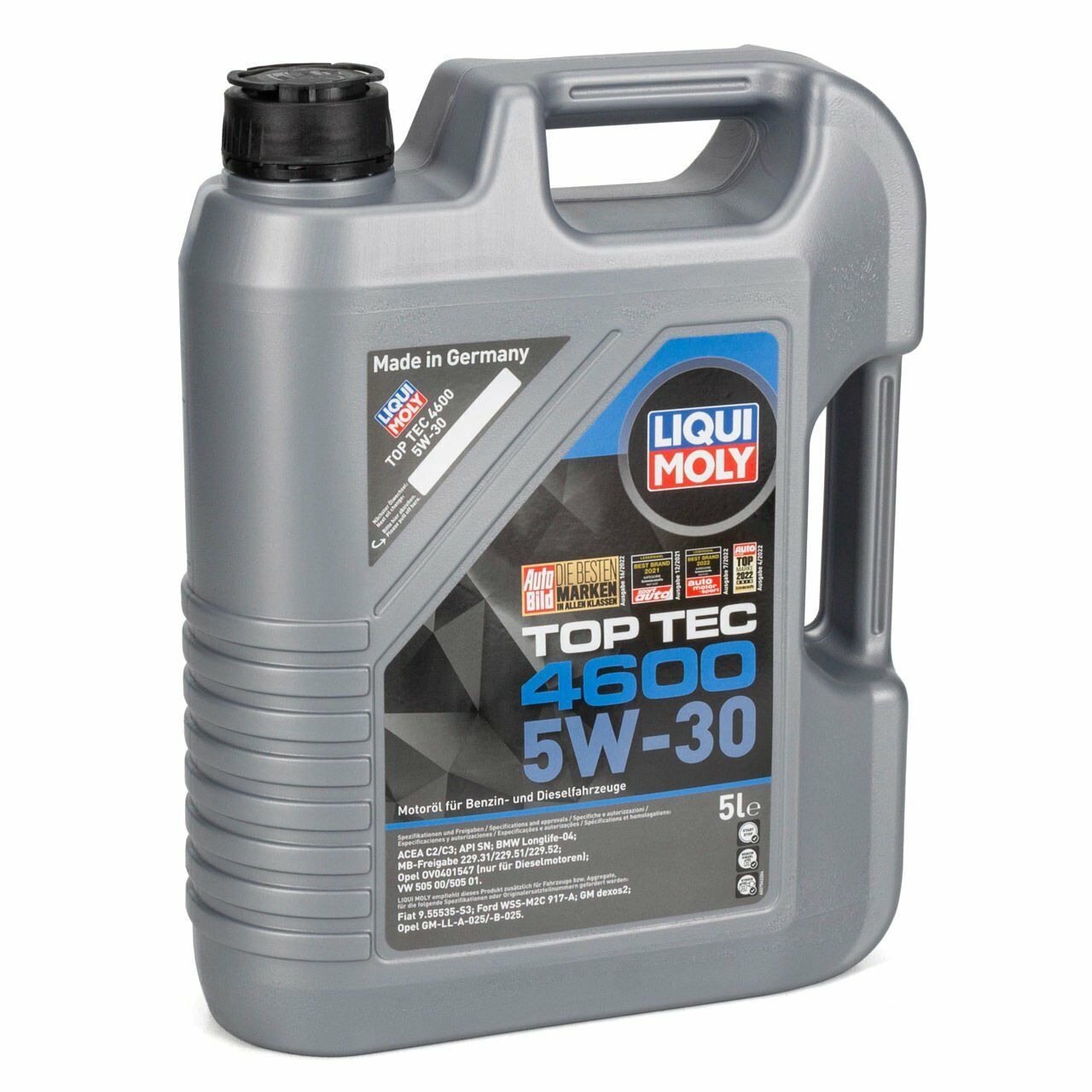 4600 TOP TEC 5W-30 Tam Sentetik Motor Yağı (5 Litre)