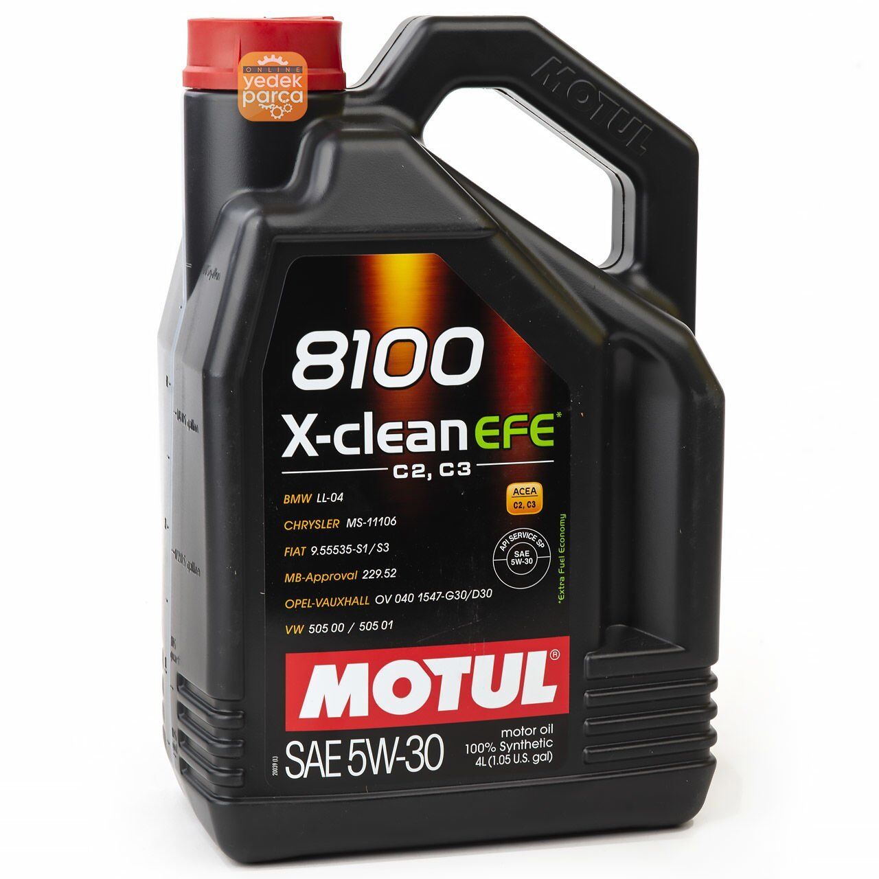 8100 X-Clean EFE 5W30 Partiküllü Motor Yağı 4LT 2024 Üretim